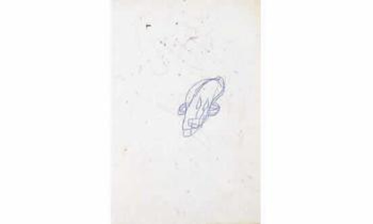 Sans titre, tete bleue et mains by Jean-Michel Basquiat