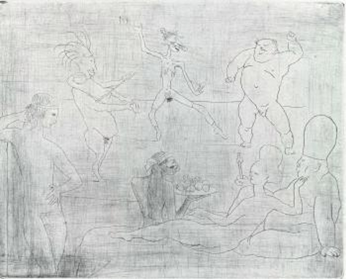 La danse barbare - before Salome and Herod by Pablo Picasso