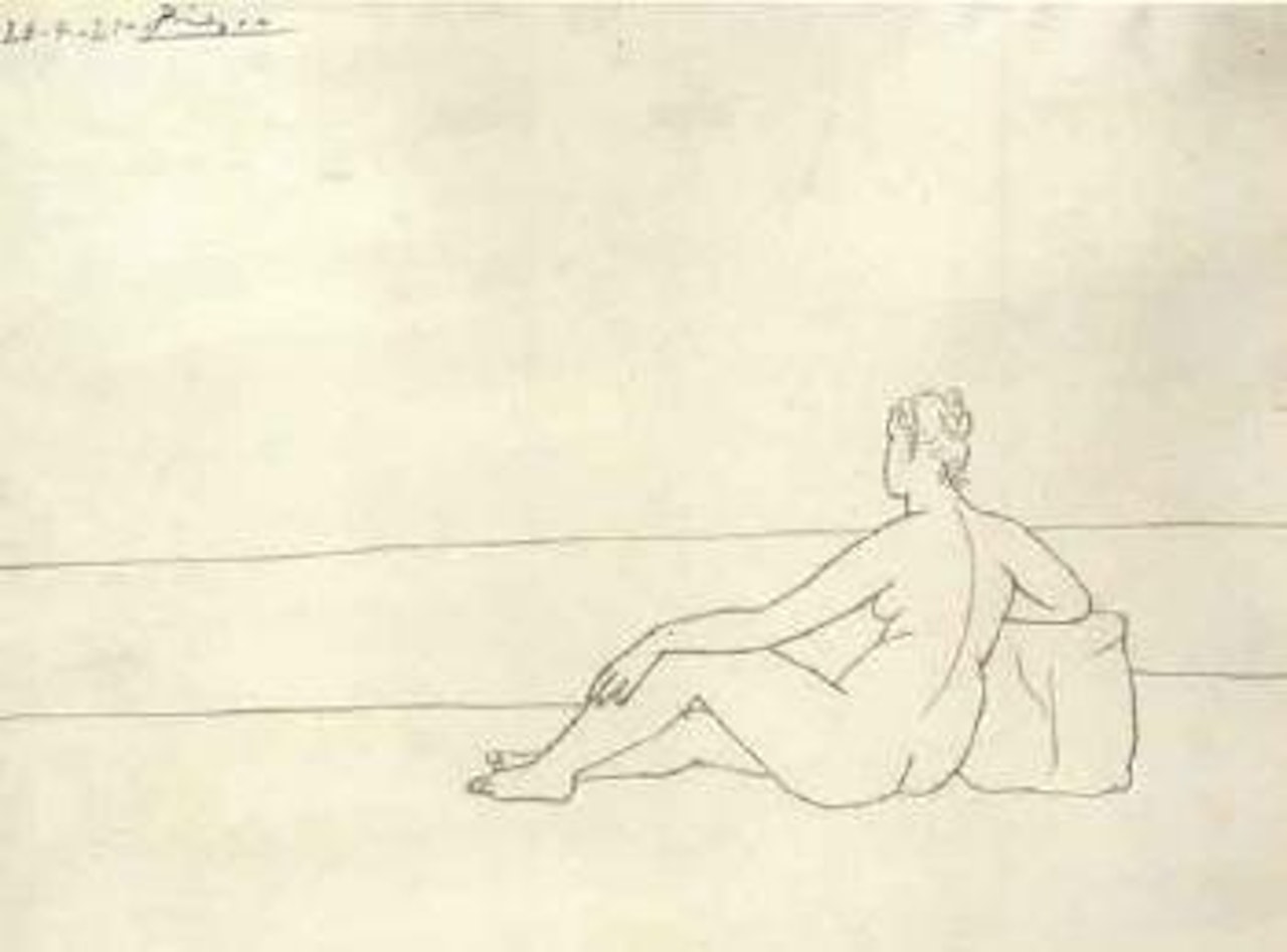 Femme assise by Pablo Picasso