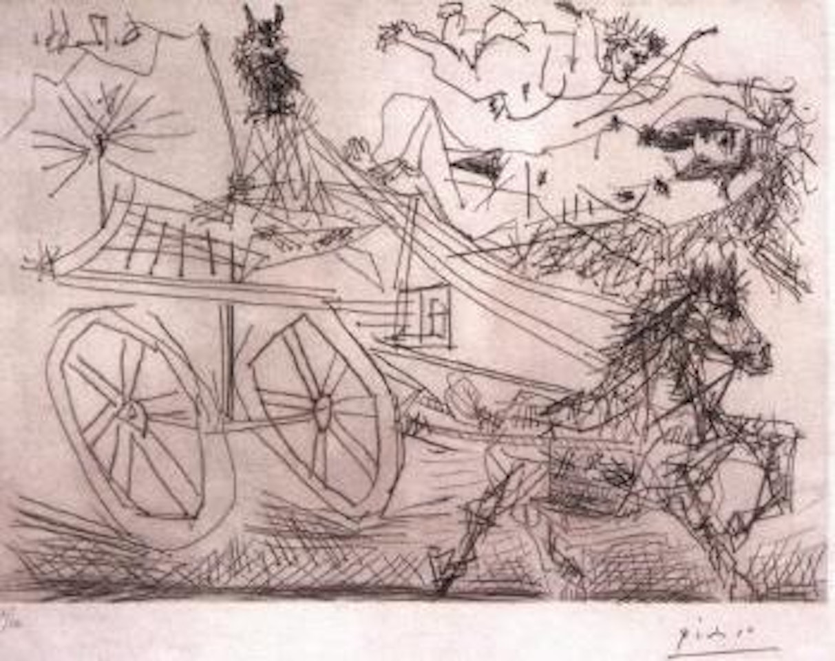 Scene mythologique by Pablo Picasso