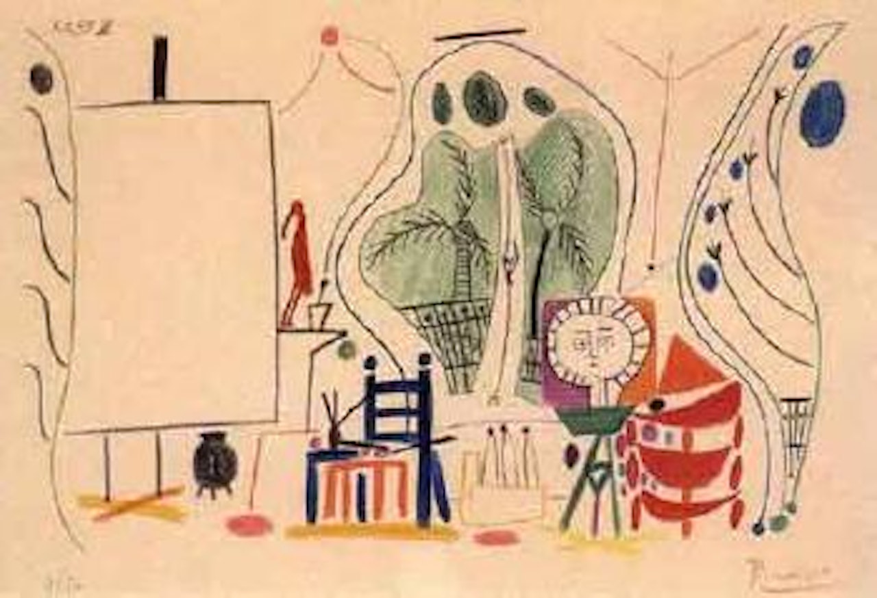 Atelier by Pablo Picasso