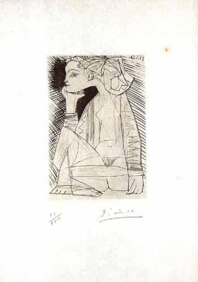 Francoise pensive by Pablo Picasso