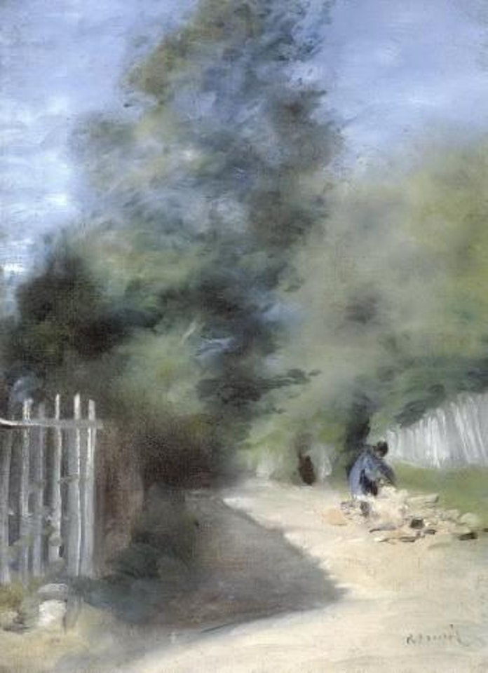 Cantonnier au bord de la route by Pierre-Auguste Renoir