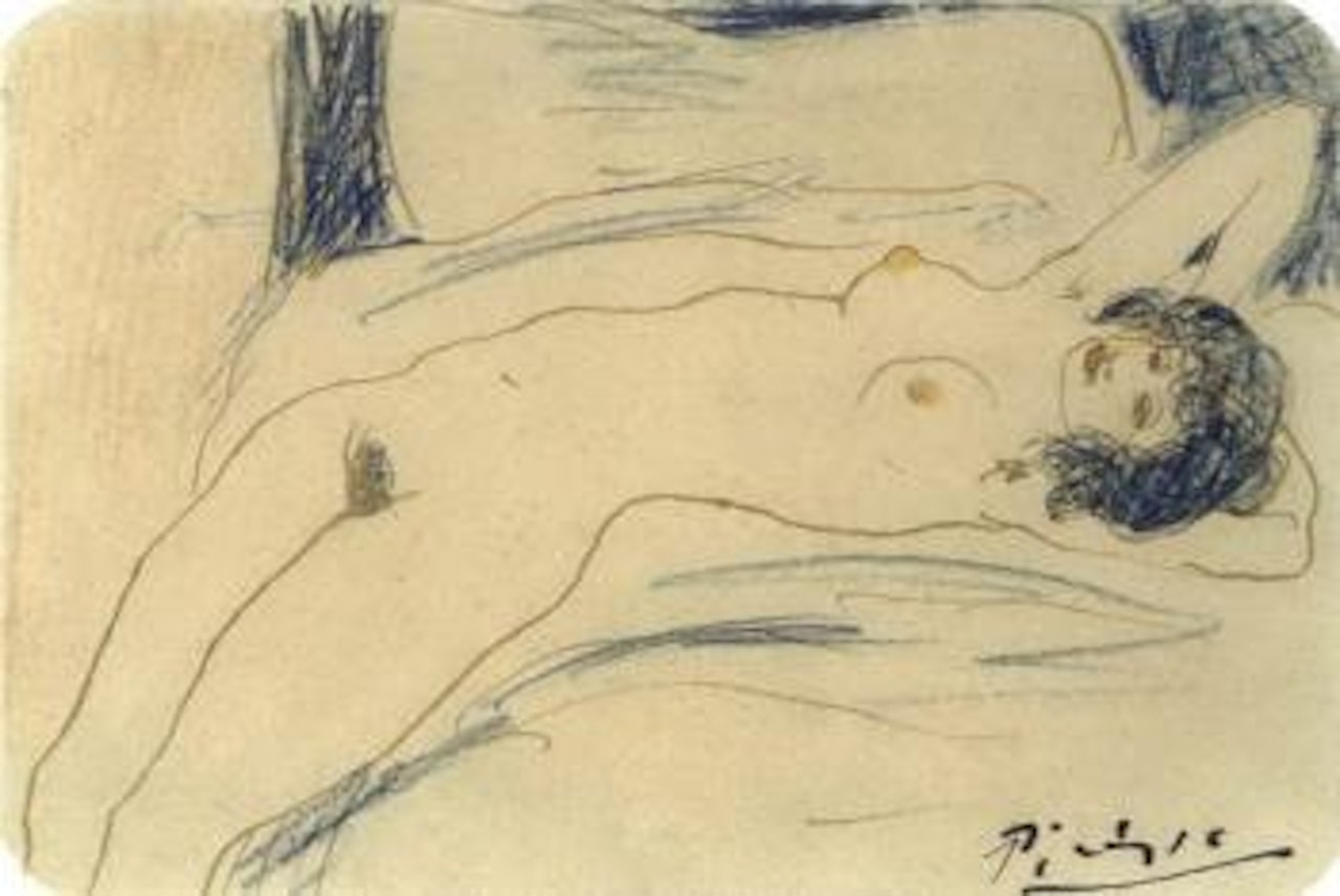 Nu allonge by Pablo Picasso