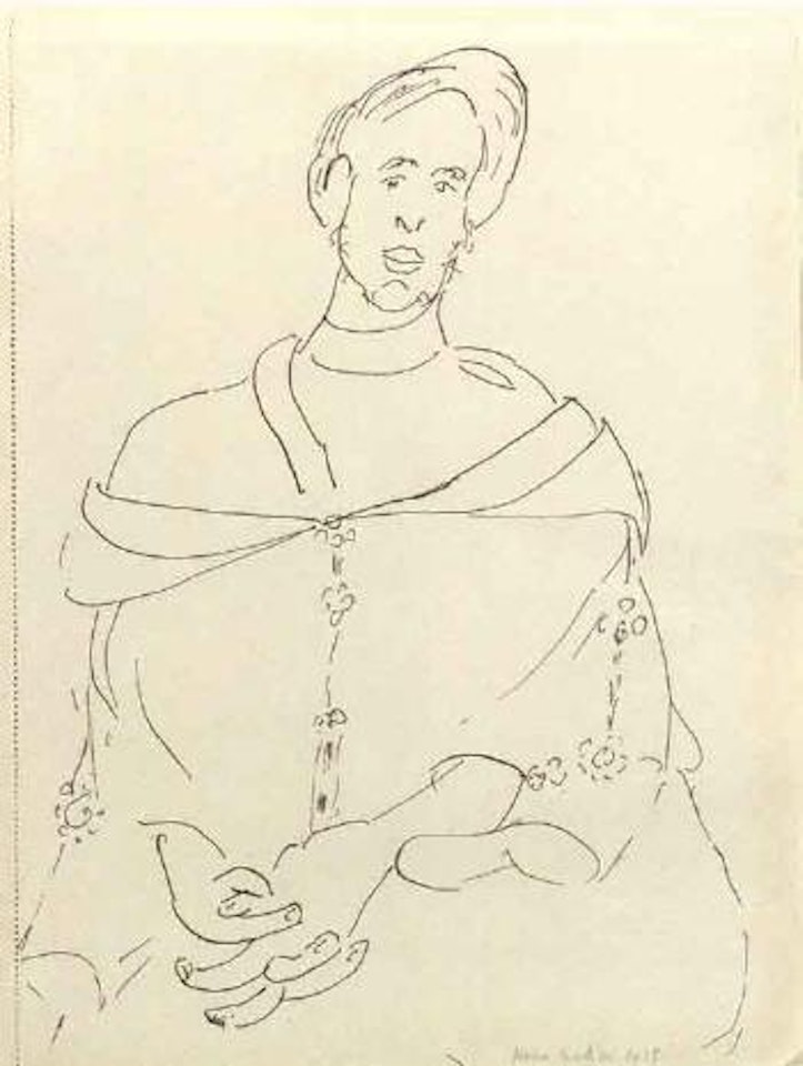 Marocain, de trois-quarts by Henri Matisse