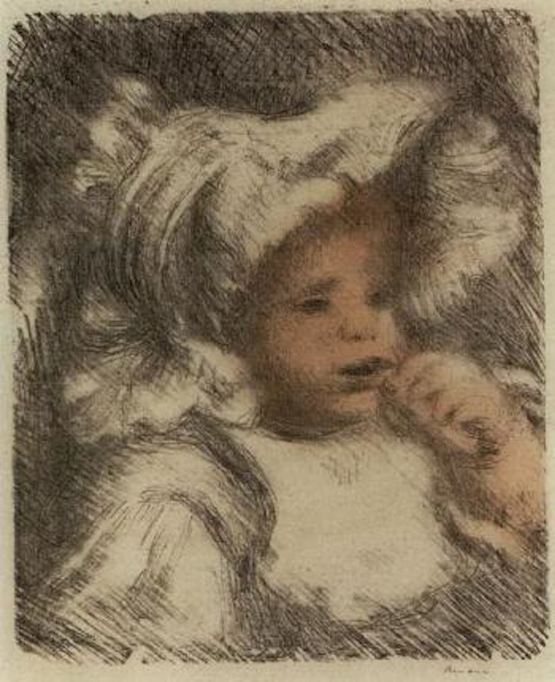 L'enfant au biscuit by Pierre-Auguste Renoir