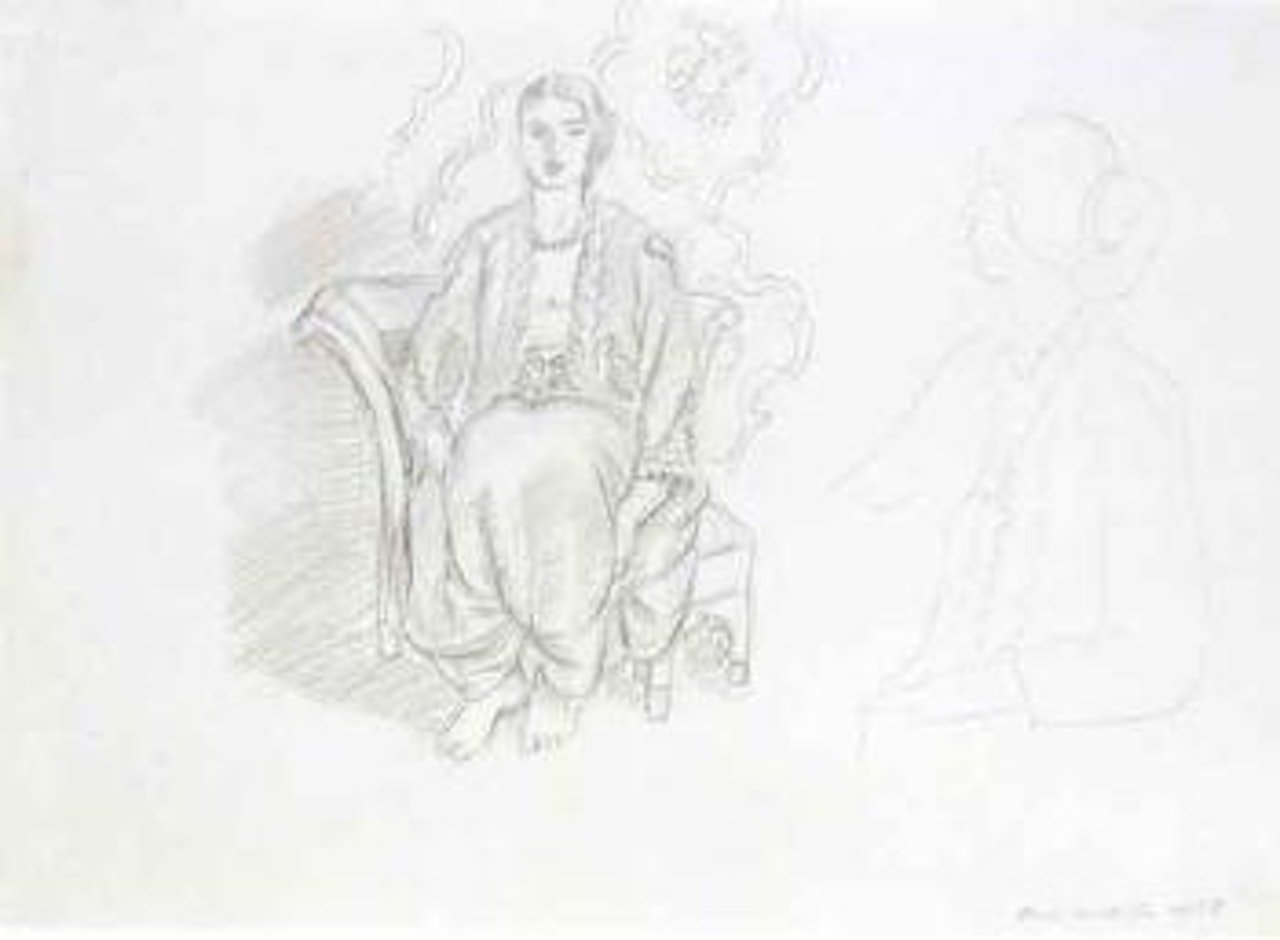 Odalisque assise et profil by Henri Matisse