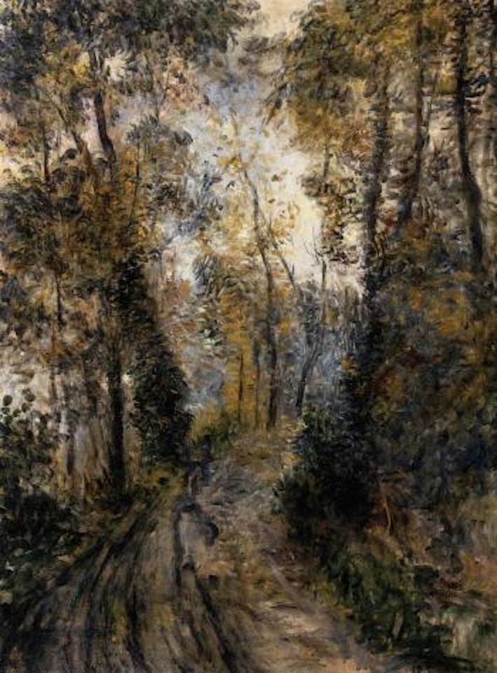 Le chemin dans la foret by Pierre-Auguste Renoir