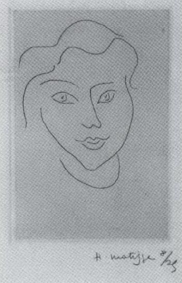 Jeune femme au regard lumineux by Henri Matisse