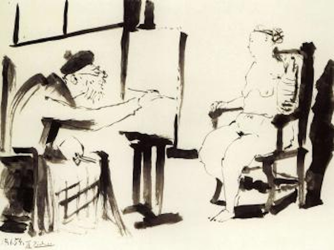 L'atelier by Pablo Picasso