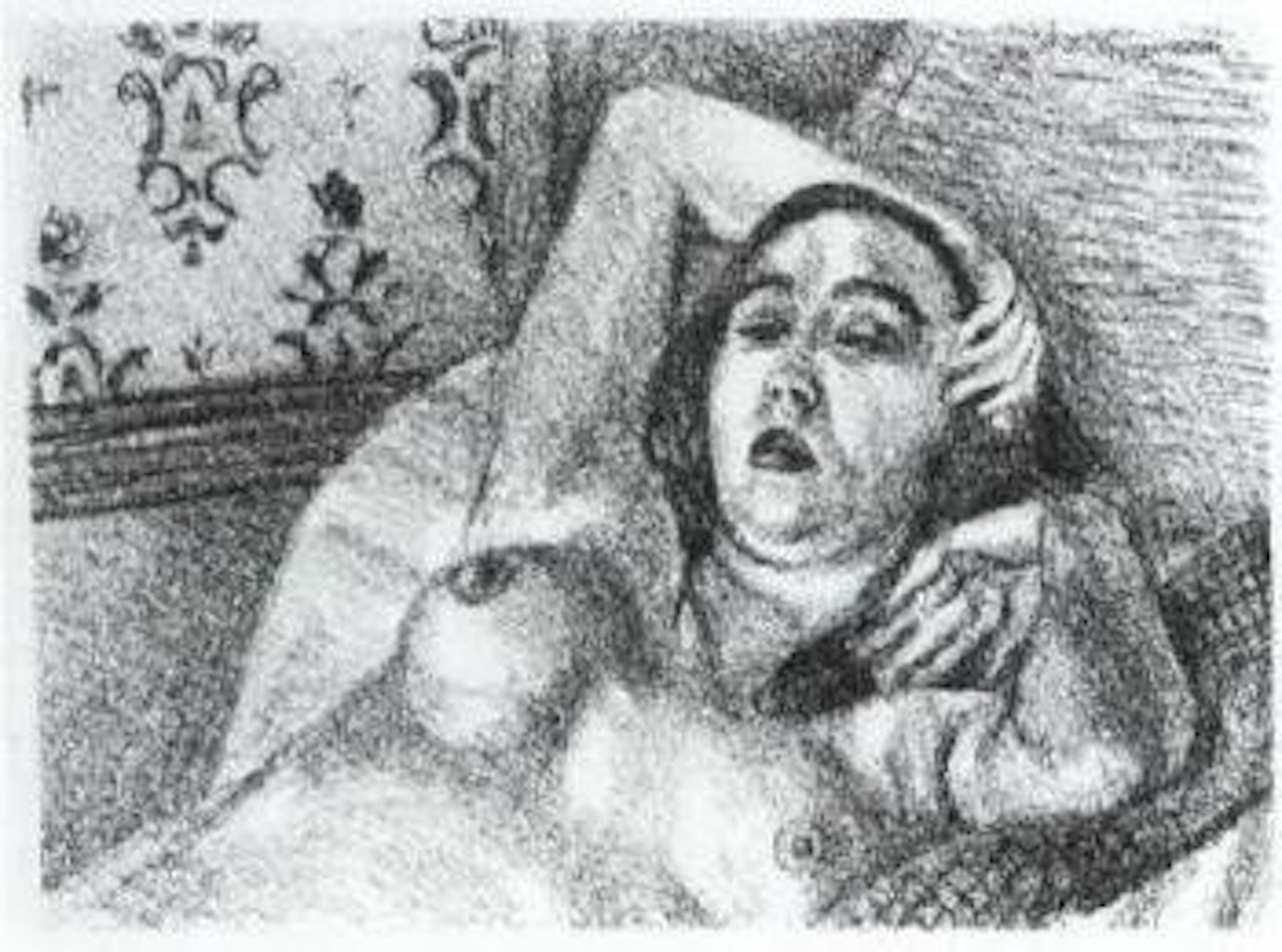 Le repos du modele by Henri Matisse