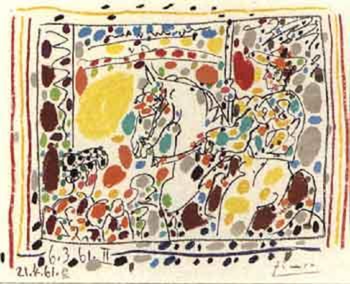 From A los toros avec Picasso, le Picador II by Pablo Picasso