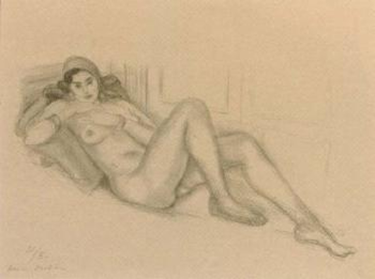 Nu au turban by Henri Matisse