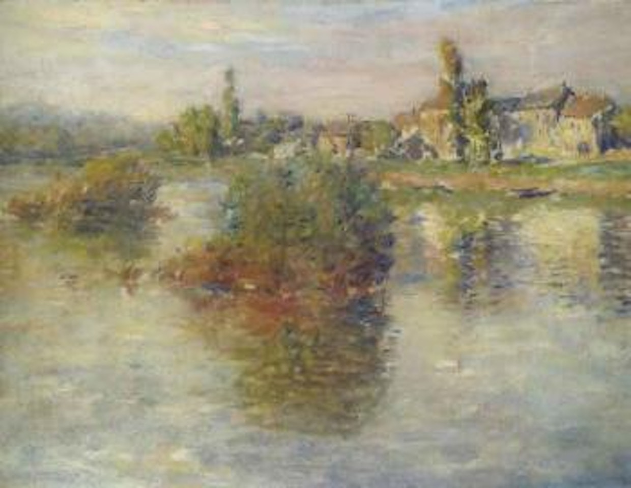 La Seine a Lavacourt by Claude Monet