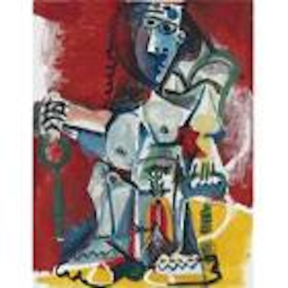 Femme nue assise by Pablo Picasso