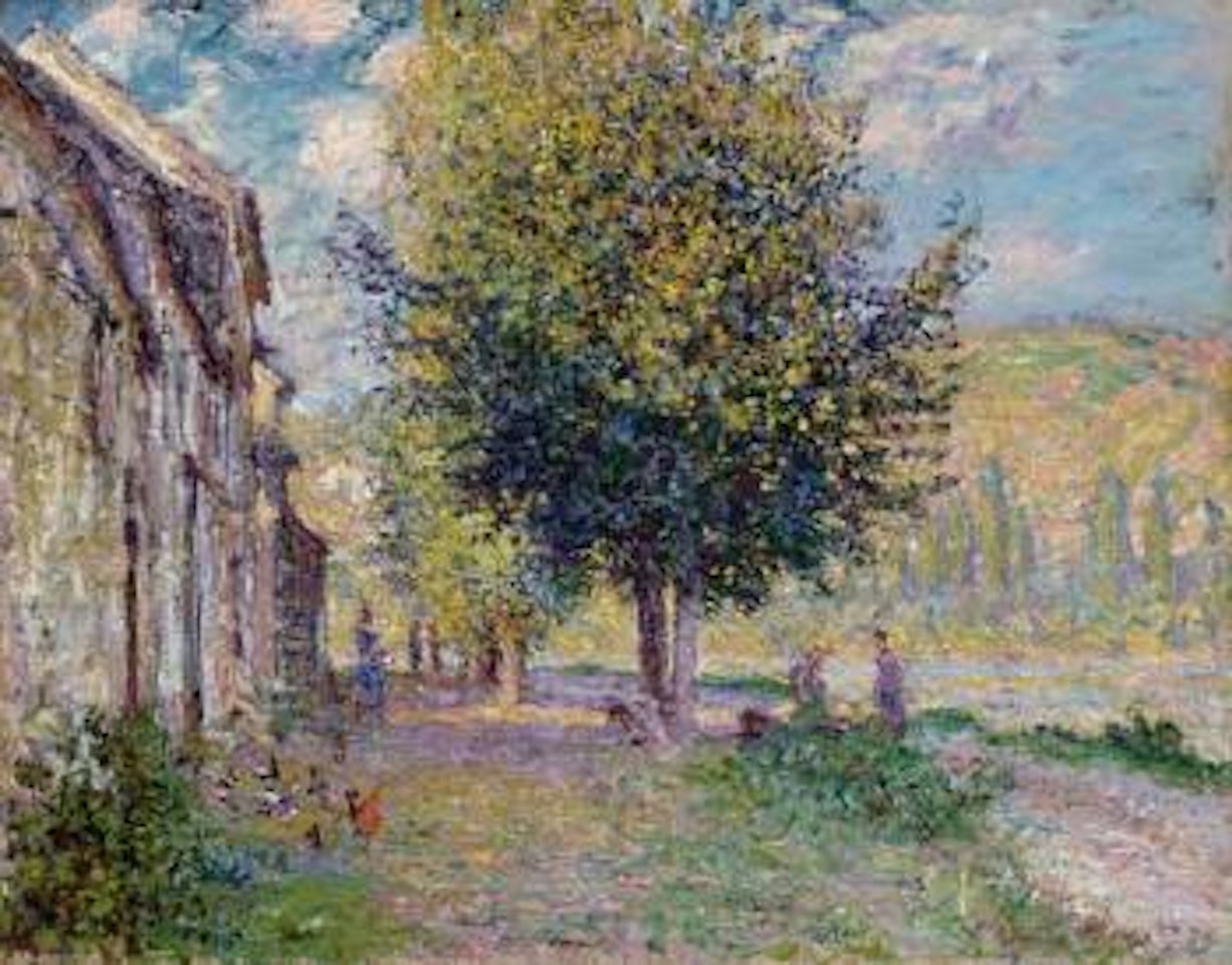 Berge de la Seine a Lavacourt by Claude Monet