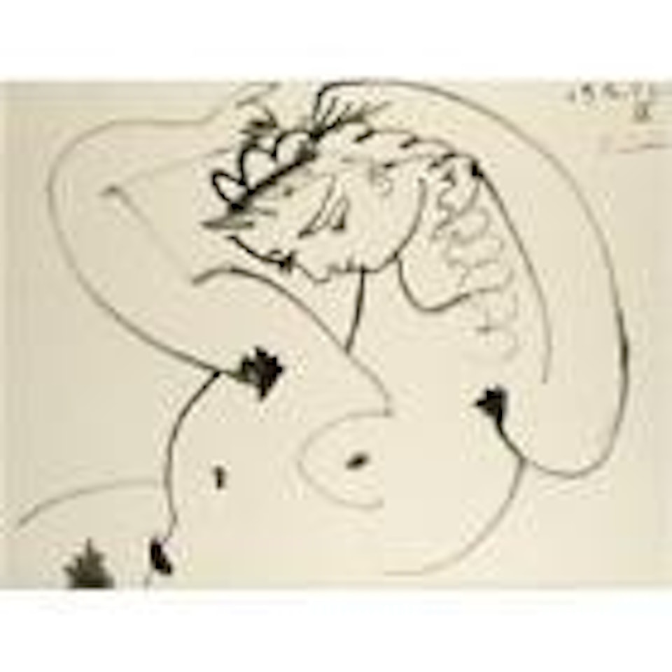 Femme se coiffant by Pablo Picasso