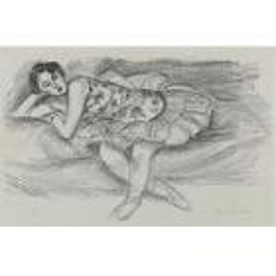 Danseuse au divan, pliee en deux by Henri Matisse
