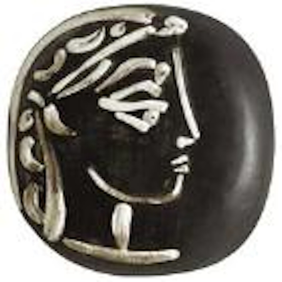 Profil de Jacqueline, AR number 385 by Pablo Picasso