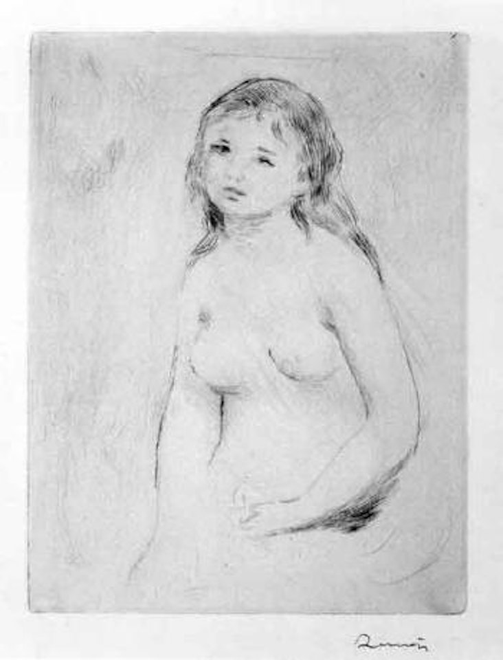 Etude pour une baigneuse by Pierre-Auguste Renoir