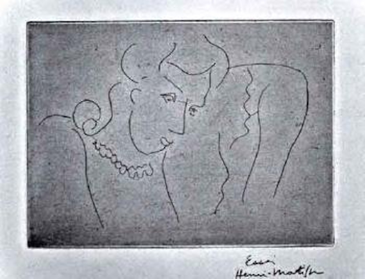 Jeune femme au collier by Henri Matisse