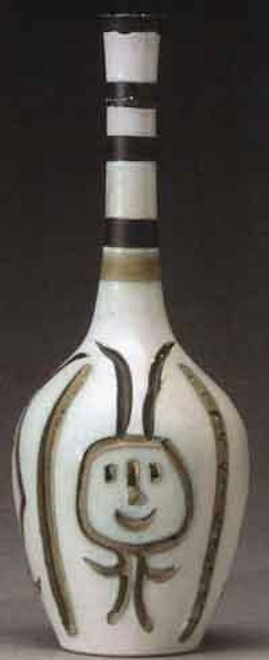 Engraved bottle by Pablo Picasso