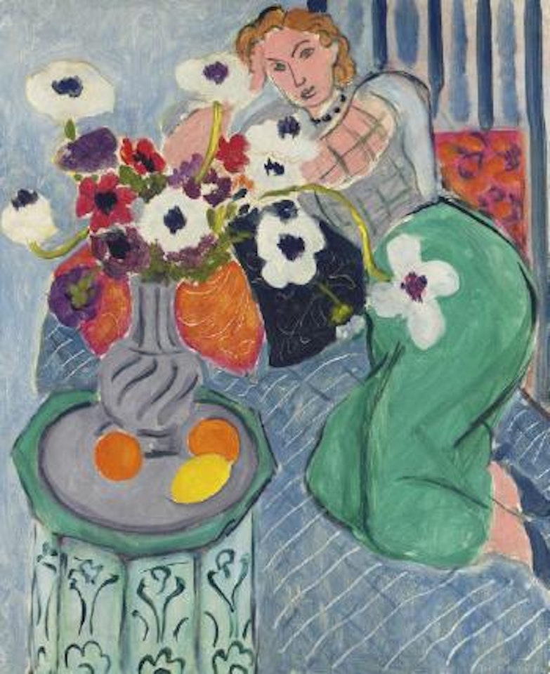 L'Odalisque, harmonie bleue by Henri Matisse