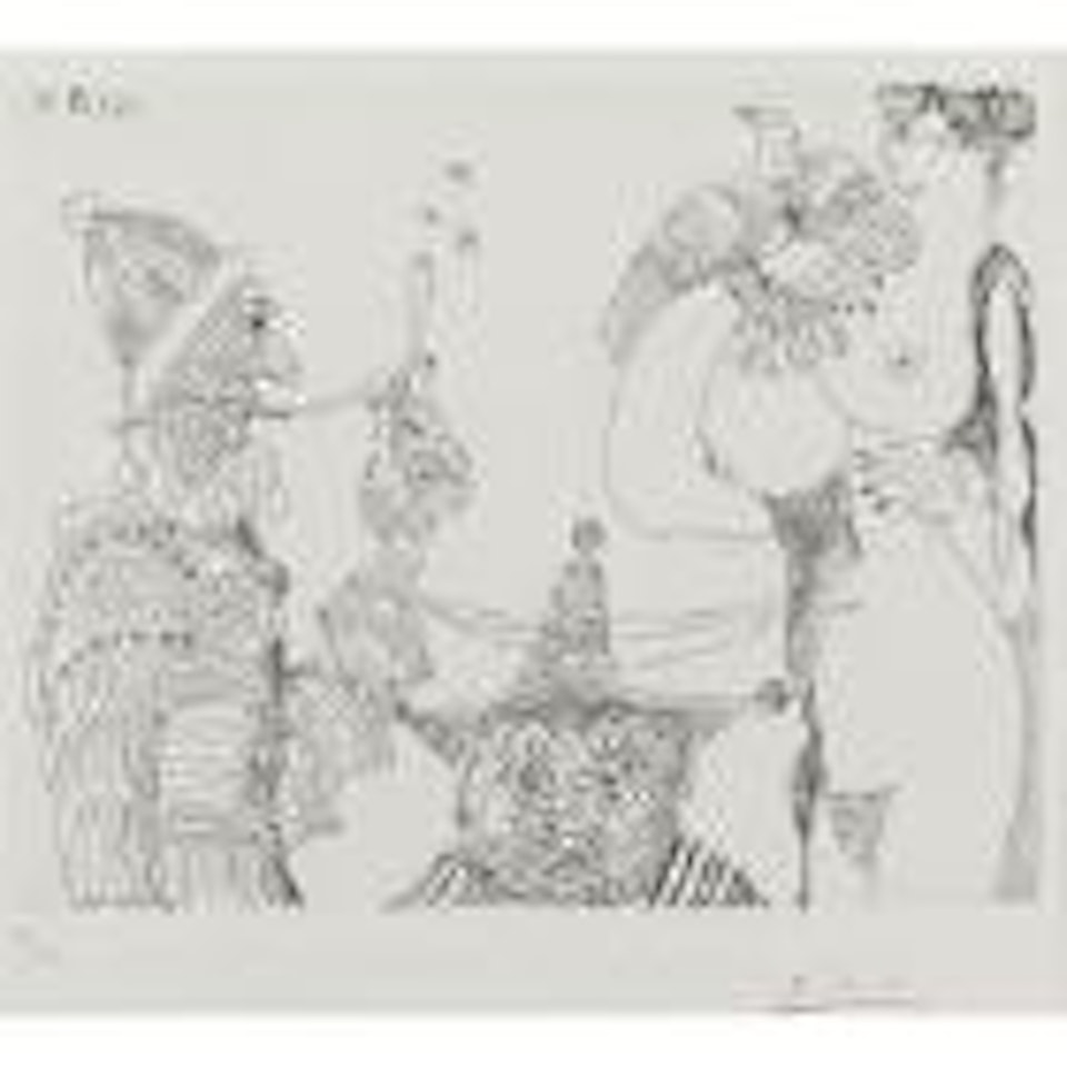 RÃ©veries d'opium... (B. 1775; BA. 1792) by Pablo Picasso