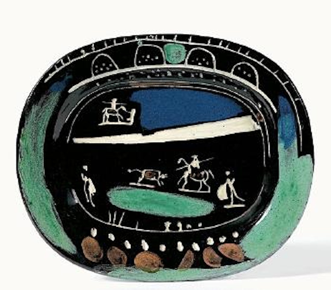 Corrida verte (AR # 81 - R # 682) by Pablo Picasso