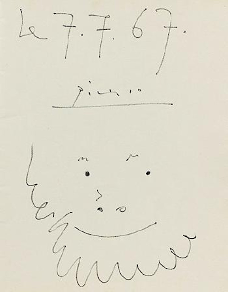 Tête de faune by Pablo Picasso