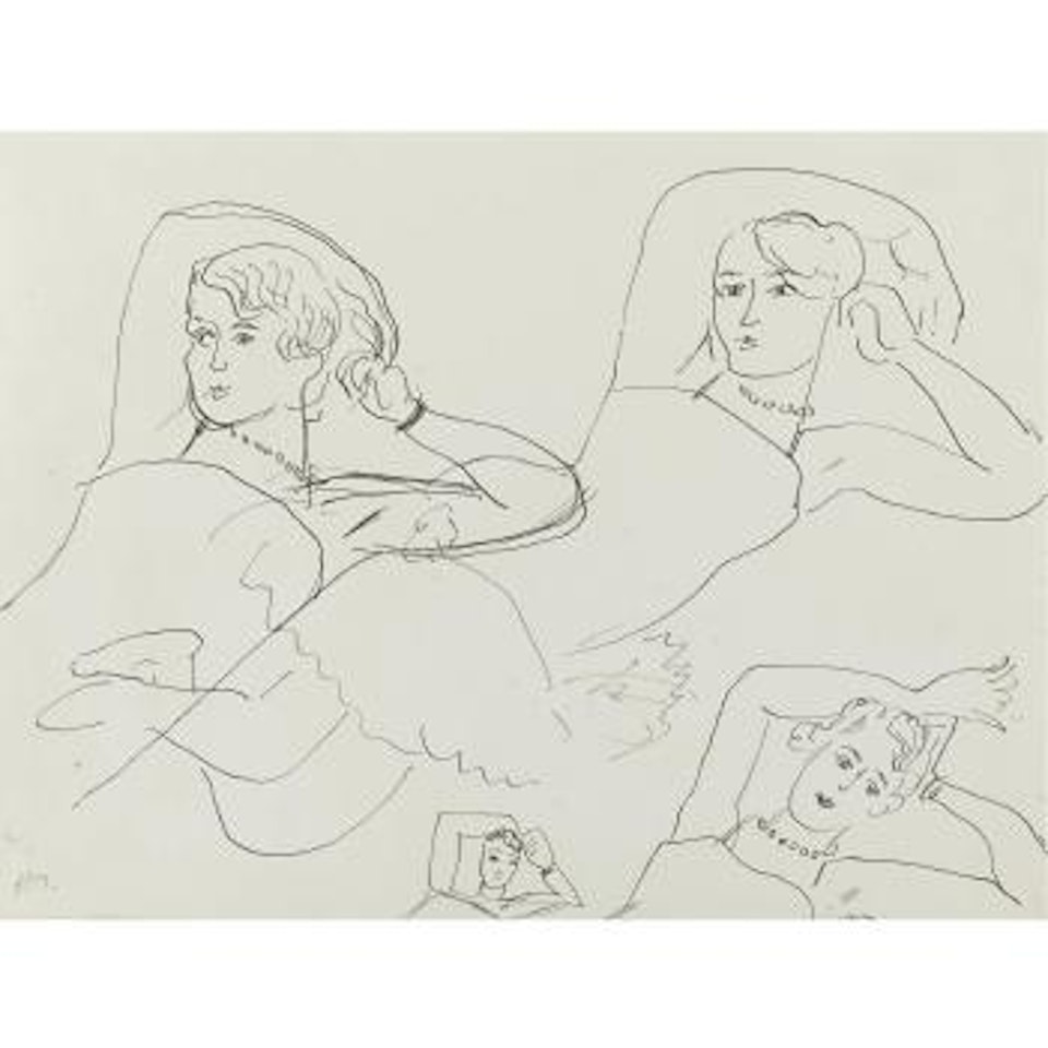 Quatre etudes d'une ballerine by Henri Matisse