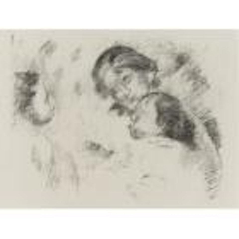 Une mere et deux enfants (D., S. 54) by Pierre-Auguste Renoir