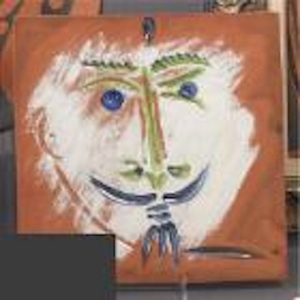 Visage à la barbiche (A.R. 601) by Pablo Picasso