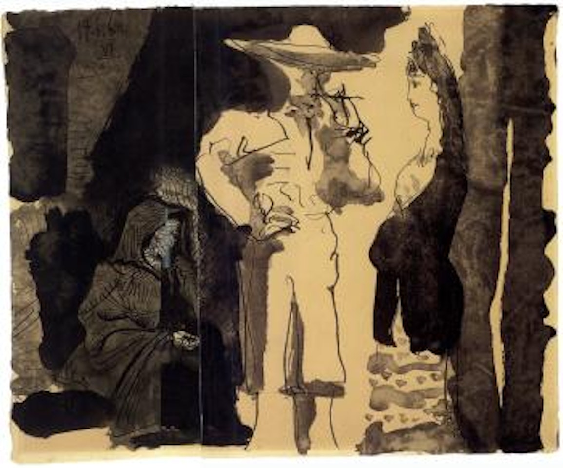 Picador et Femmes by Pablo Picasso
