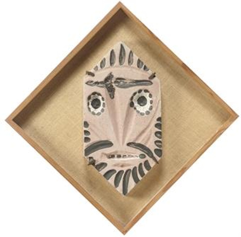 Lozenge With Mask by Pablo Picasso