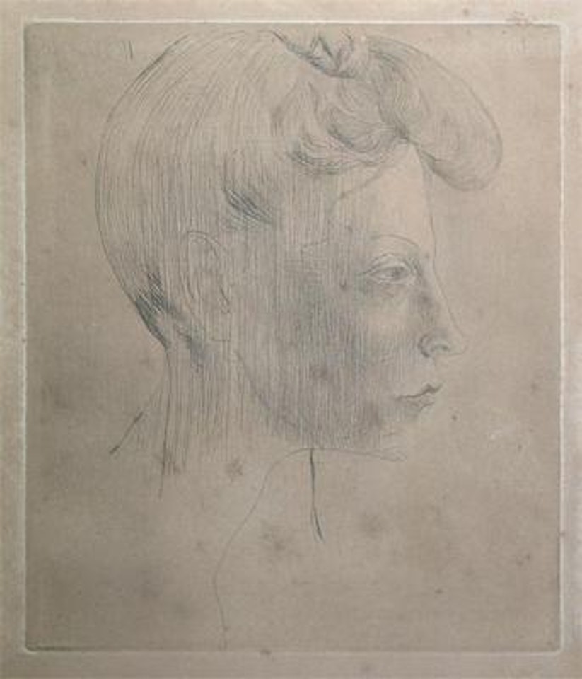 Tete de femme de profil by Pablo Picasso