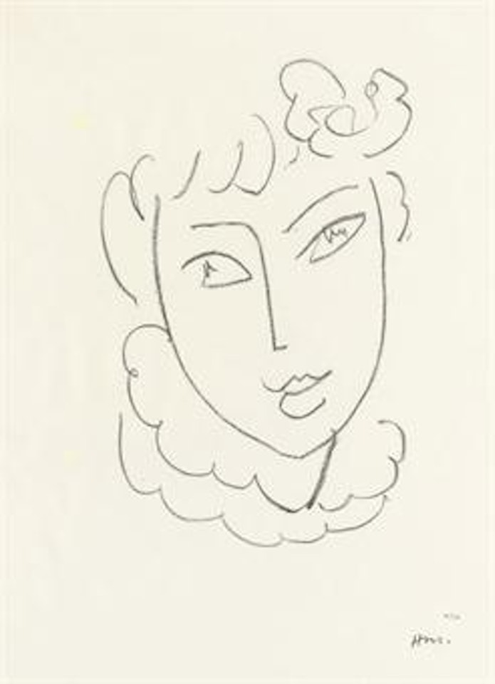 La Pompadour: one plate (D. 671) by Henri Matisse