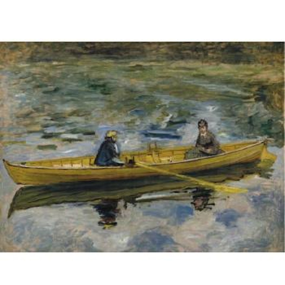 Claude Monet Et Mme Henriot by Pierre-Auguste Renoir