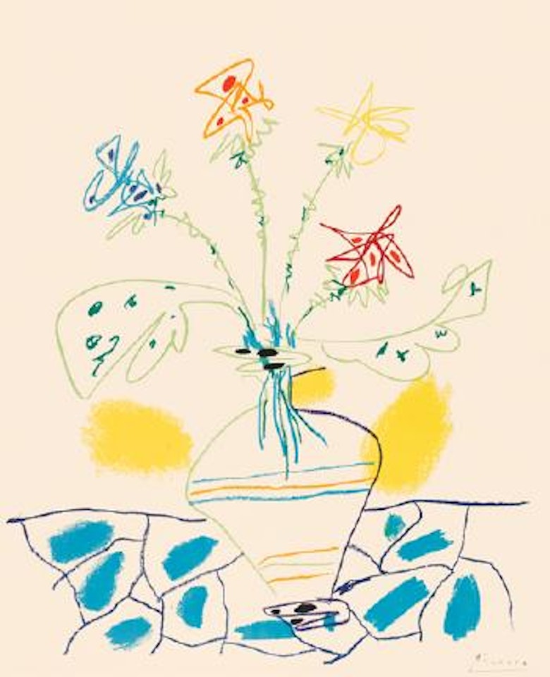 Vase de fleurs by Pablo Picasso
