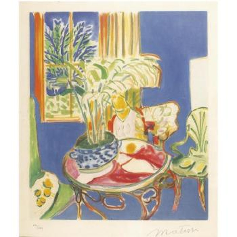 Petit Intérieur Bleu (D. Appendix IV) by Henri Matisse