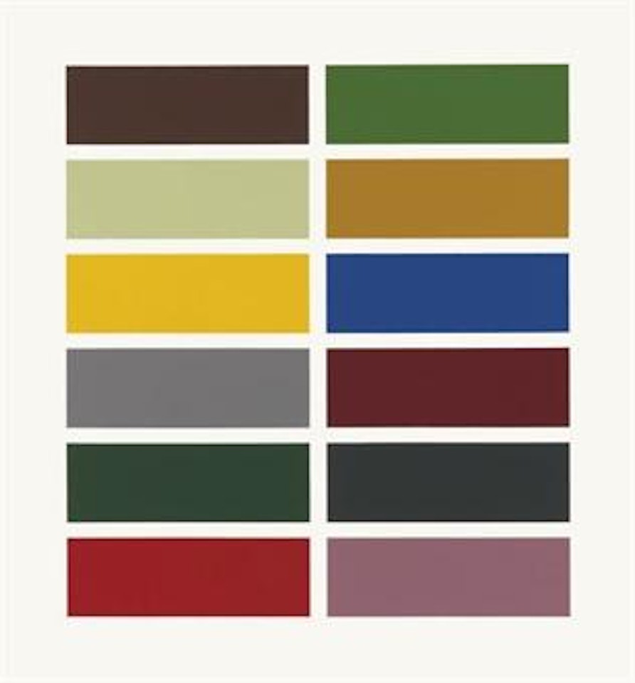 ZwÃ¶lf Farben by Gerhard Richter