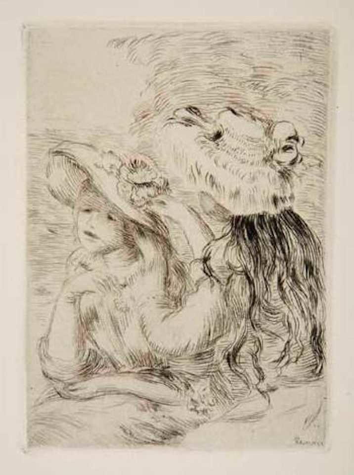 Le chapeau épinglé (1e planche) (D. 6) by Pierre-Auguste Renoir
