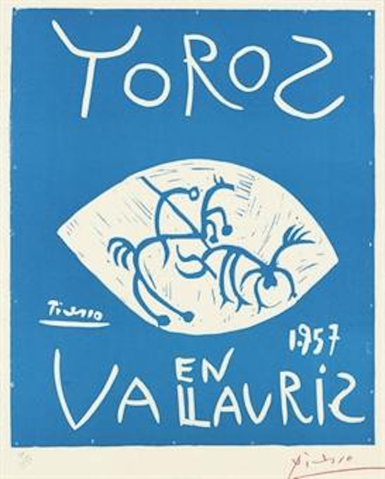 Toros en Vallauris by Pablo Picasso