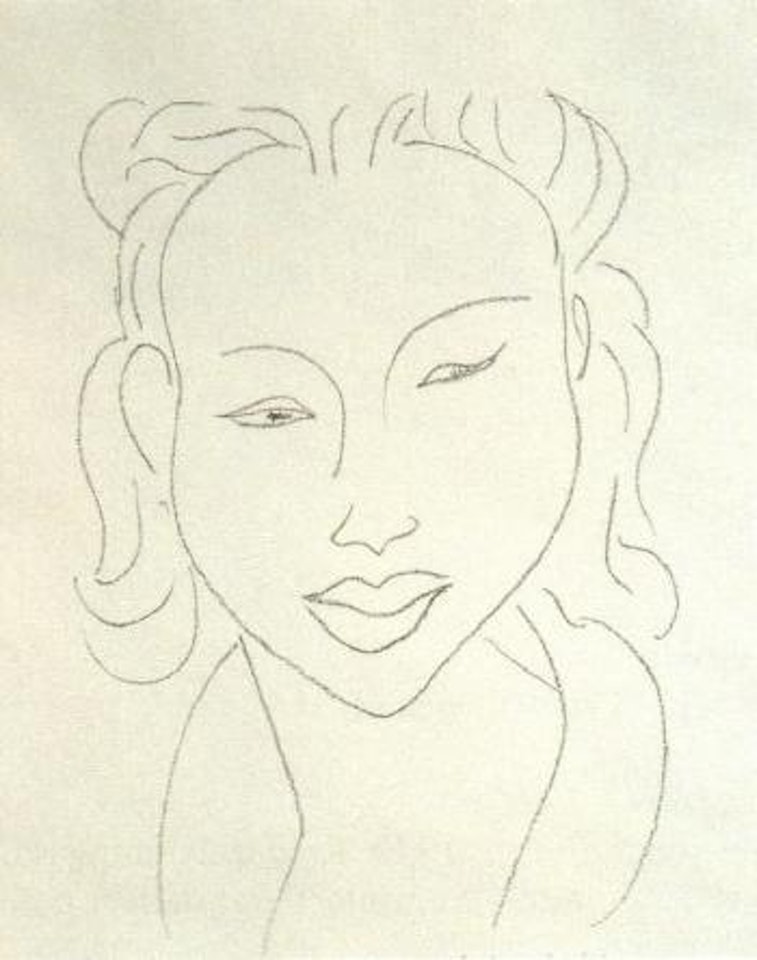 Chinoise au visage de face (C.R. Duthuit, No. 623) by Henri Matisse