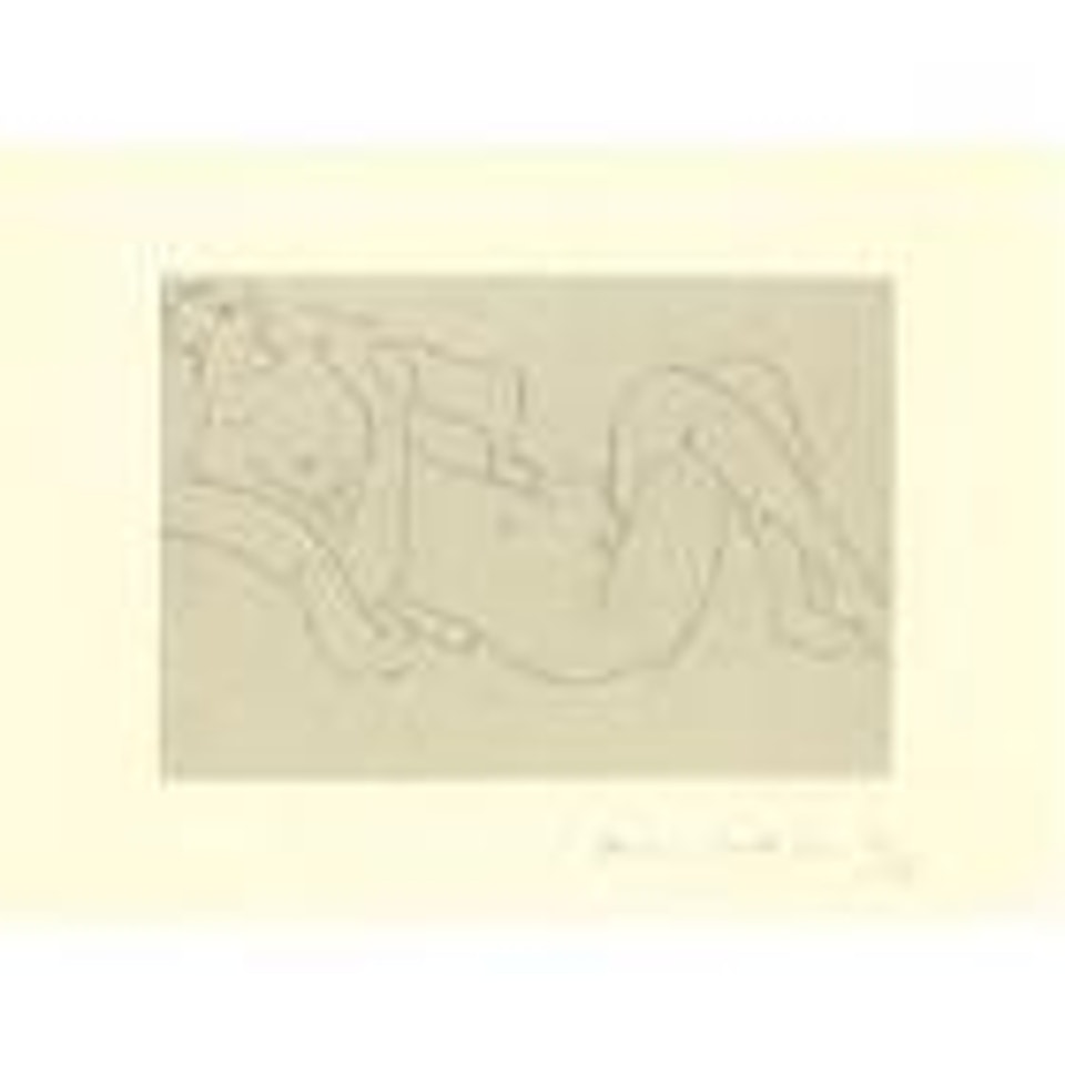 Nu Allonge, Jambes Repliees (D. 115) by Henri Matisse