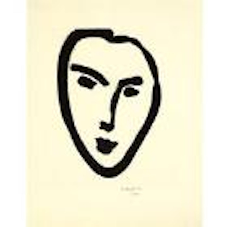 Jeune Etudiant. Masque I (D. 818) by Henri Matisse