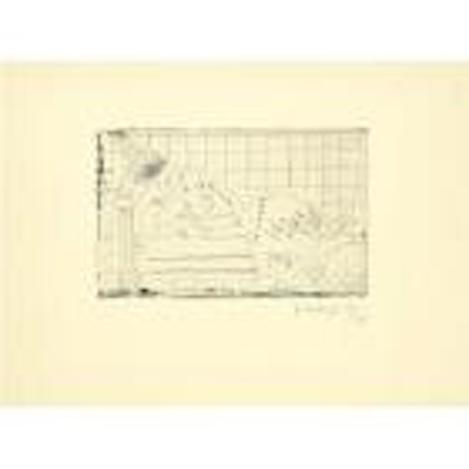 Figure Allongee Sur Un Lit D'acajou (D. 123) by Henri Matisse