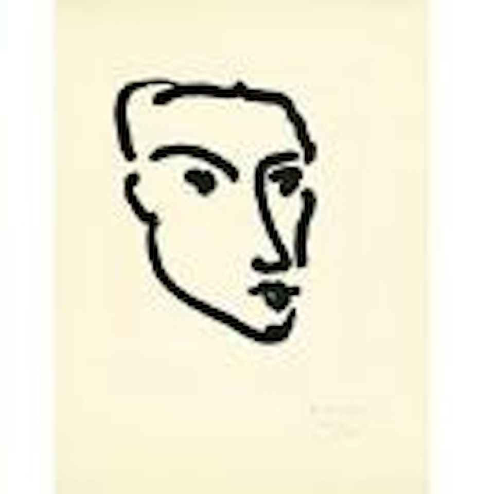 Nadia, Visage De Trois-quarts (D. 795) by Henri Matisse