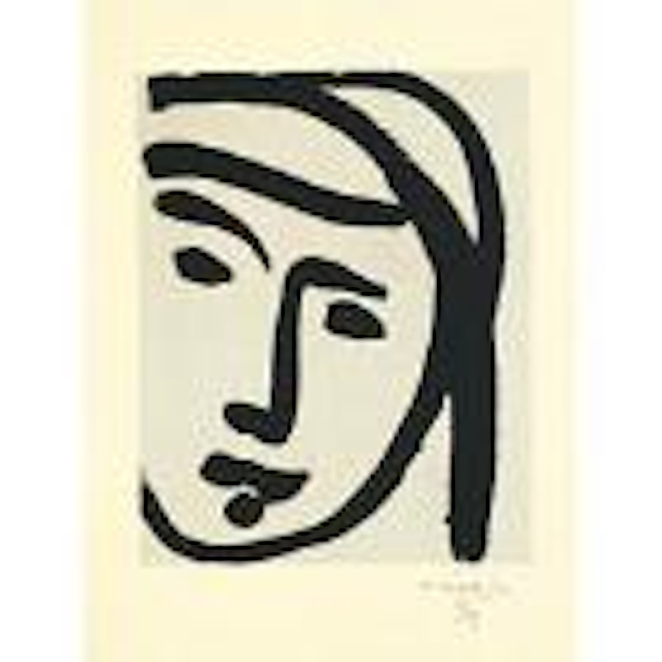 Bedouine Au Large Visage (D. 780) by Henri Matisse