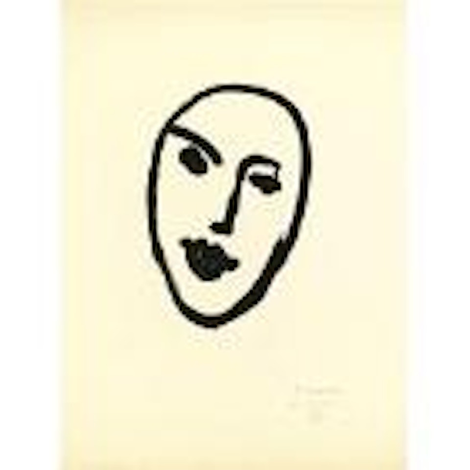 Nadia Enjouee. Masque (D. 799) by Henri Matisse